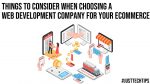 Things to Consider When Choosing A Web Development Company for Your eCommerce