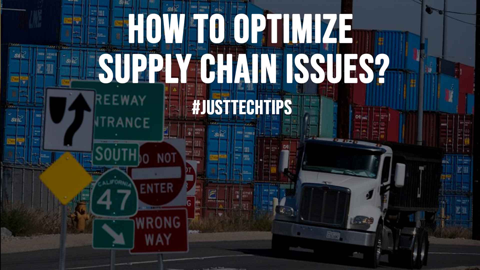 How To Optimize Supply Chain Issues